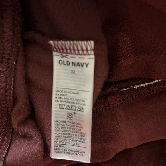 Old Navy High-Waisted Velour Ankle Leggings For Women Size Medium - Picture 5 of 6